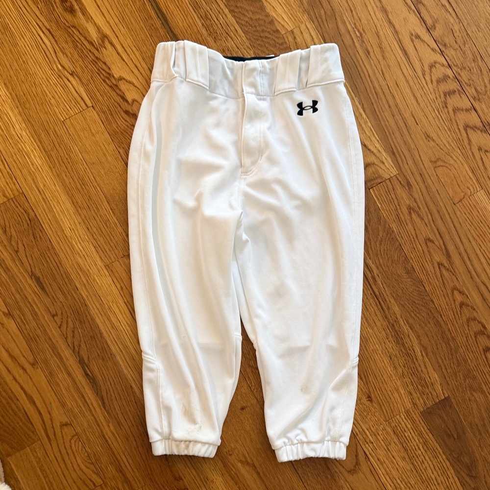 Under Armour White, Knicker Baseball Pants